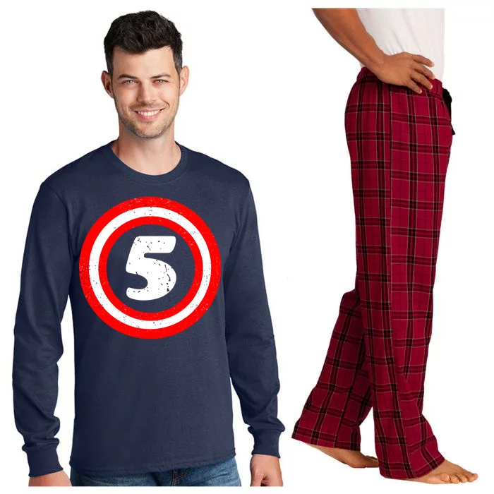 Captain 5th Birthday Long Sleeve Pajama Set