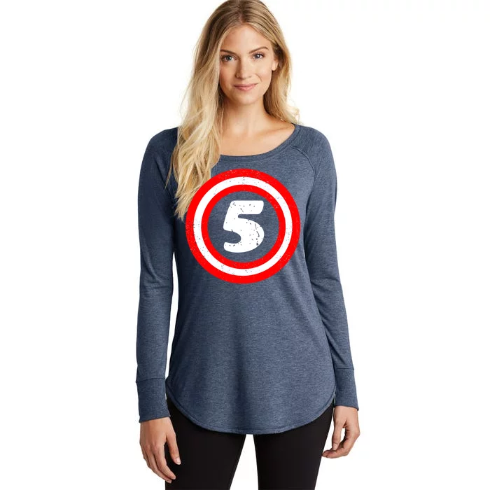 Captain 5th Birthday Women's Perfect Tri Tunic Long Sleeve Shirt