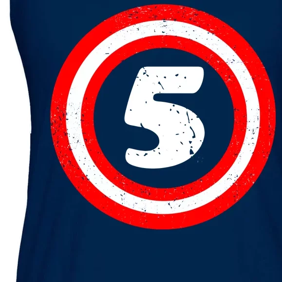 Captain 5th Birthday Ladies Essential Flowy Tank