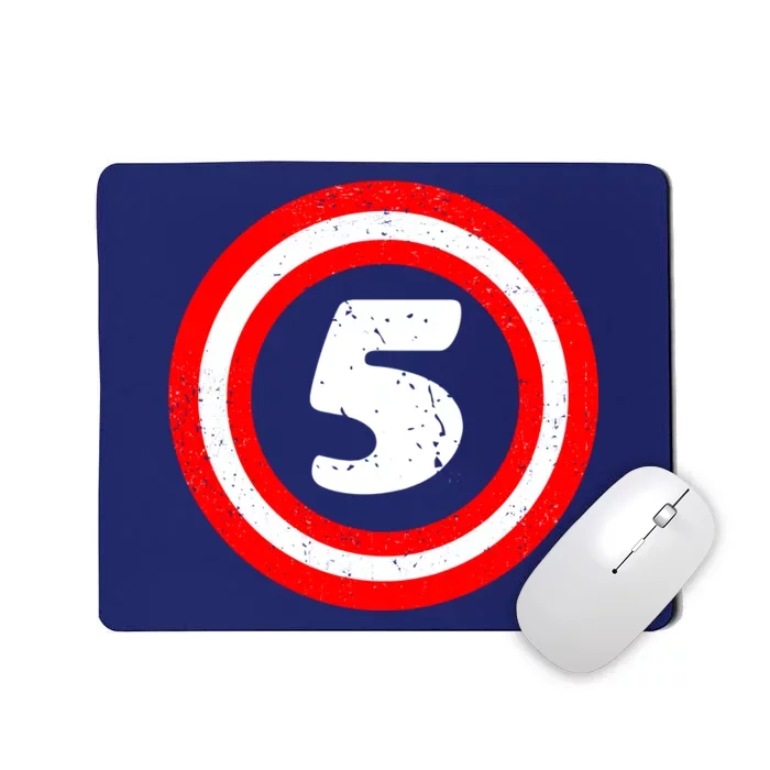 Captain 5th Birthday Mousepad