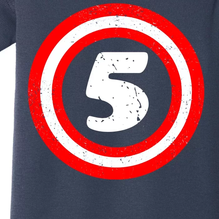 Captain 5th Birthday Baby Bodysuit