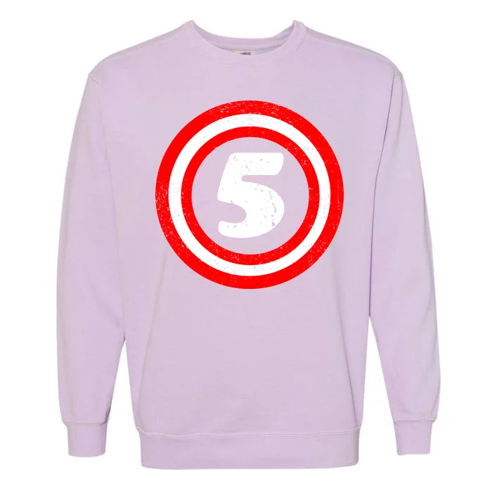 Captain 5th Birthday Garment-Dyed Sweatshirt