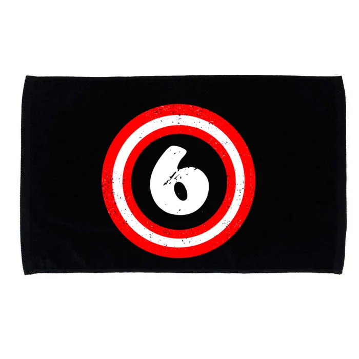 Captain 6th Birthday Microfiber Hand Towel