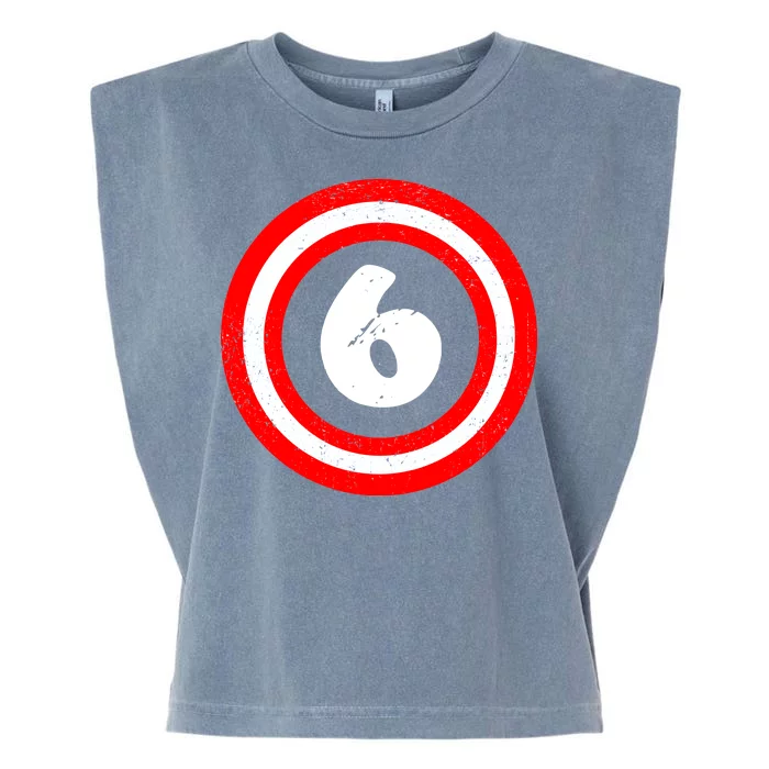 Captain 6th Birthday Garment-Dyed Women's Muscle Tee