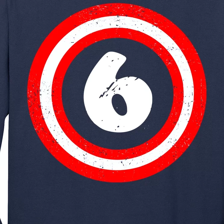 Captain 6th Birthday Long Sleeve Shirt