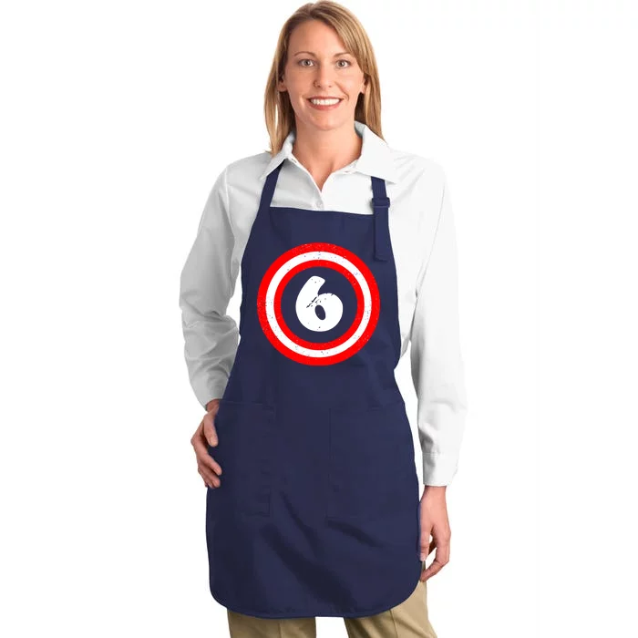 Captain 6th Birthday Full-Length Apron With Pocket