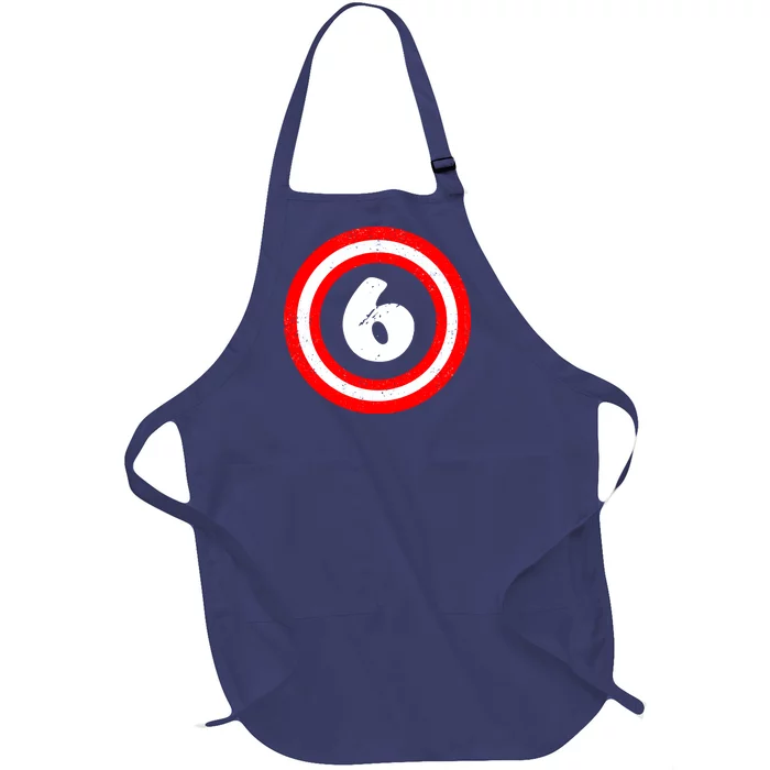 Captain 6th Birthday Full-Length Apron With Pocket