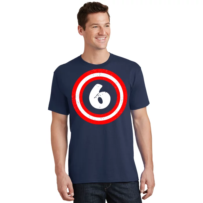 Captain 6th Birthday T-Shirt