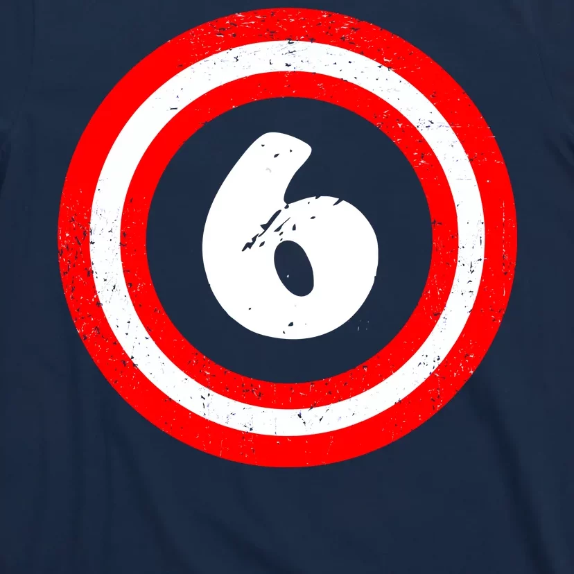 Captain 6th Birthday T-Shirt