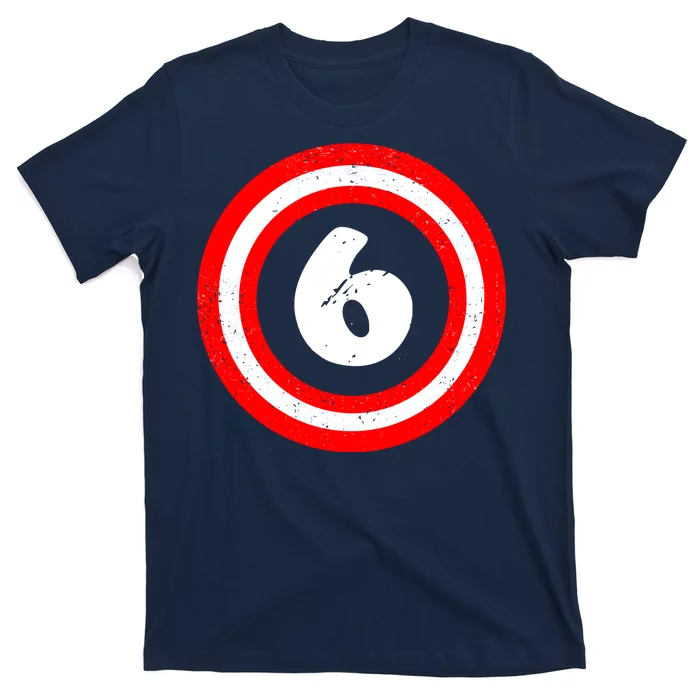 Captain 6th Birthday T-Shirt