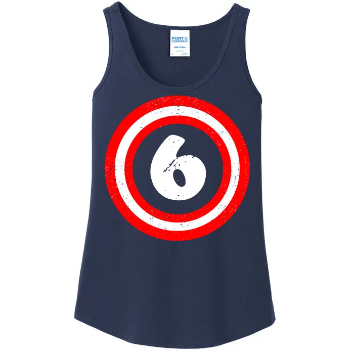 Captain 6th Birthday Ladies Essential Tank