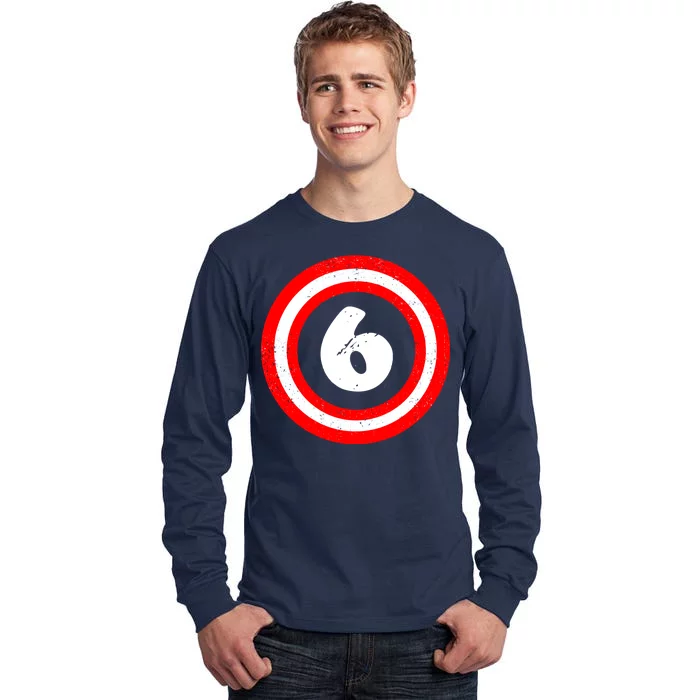 Captain 6th Birthday Tall Long Sleeve T-Shirt