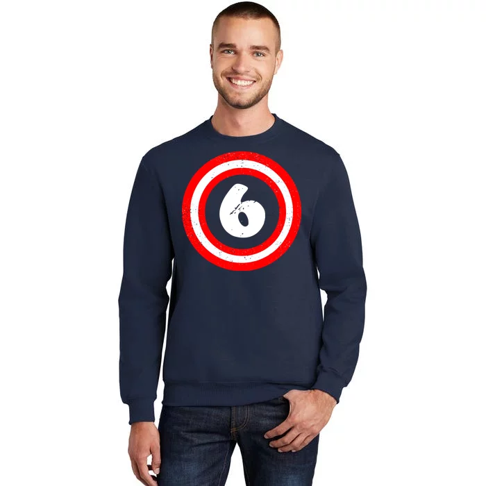 Captain 6th Birthday Tall Sweatshirt