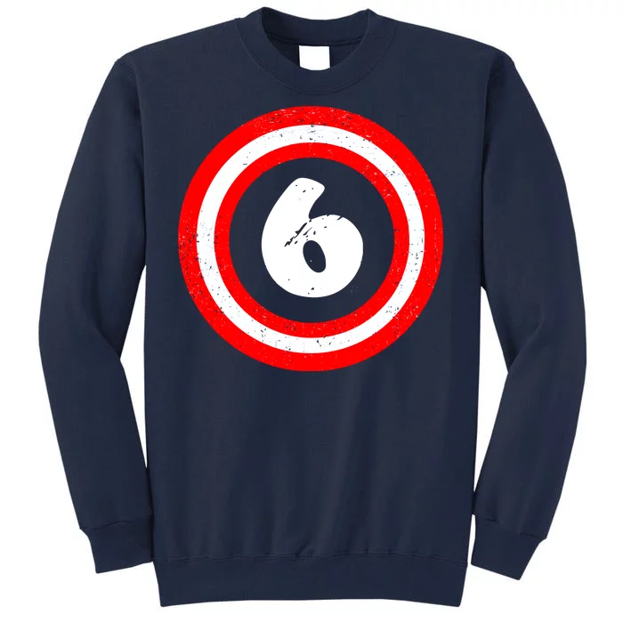 Captain 6th Birthday Tall Sweatshirt