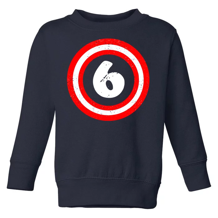 Captain 6th Birthday Toddler Sweatshirt