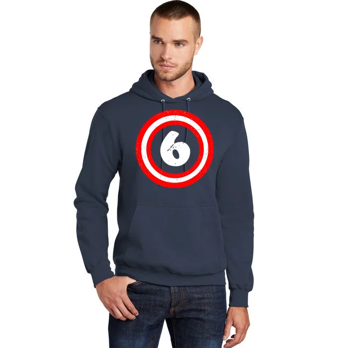 Captain 6th Birthday Tall Hoodie