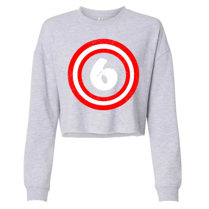 Captain 6th Birthday Cropped Pullover Crew