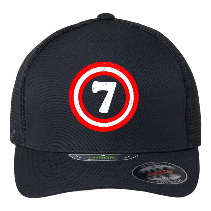 Captain 7th Birthday Flexfit Unipanel Trucker Cap