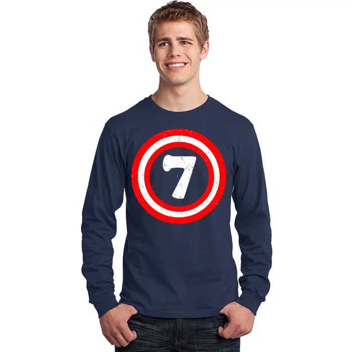 Captain 7th Birthday Long Sleeve Shirt