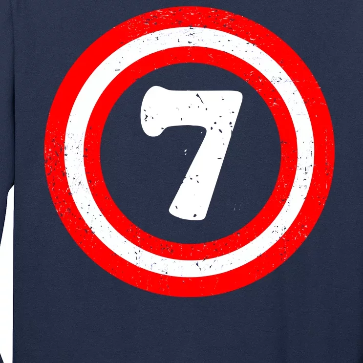 Captain 7th Birthday Long Sleeve Shirt