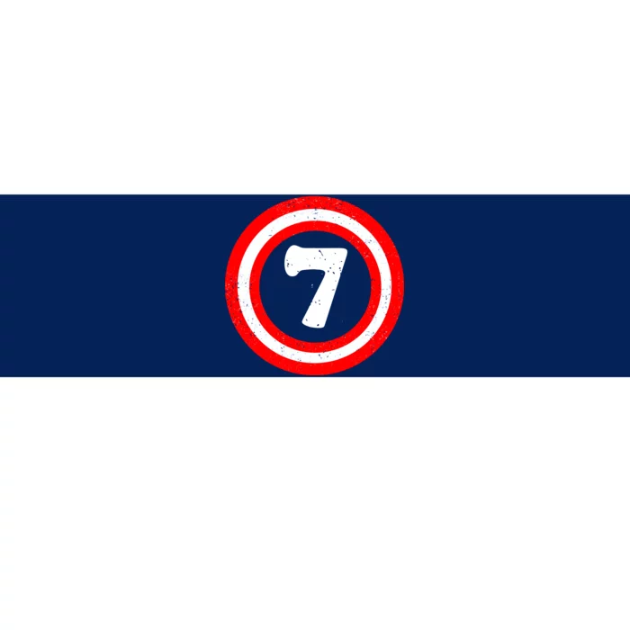 Captain 7th Birthday Bumper Sticker