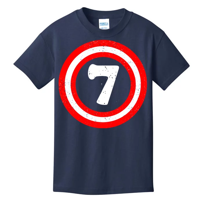 Captain 7th Birthday Kids T-Shirt