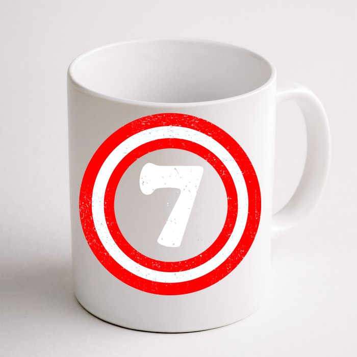 Captain 7th Birthday Front & Back Coffee Mug