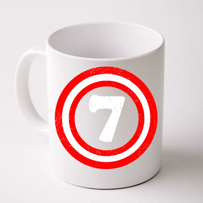 Captain 7th Birthday Front & Back Coffee Mug