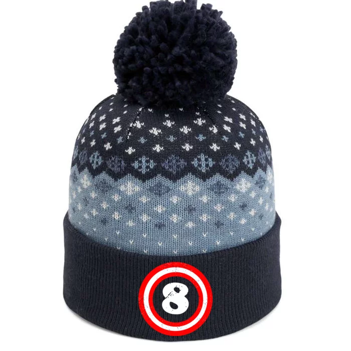 Captain 8th Birthday The Baniff Cuffed Pom Beanie