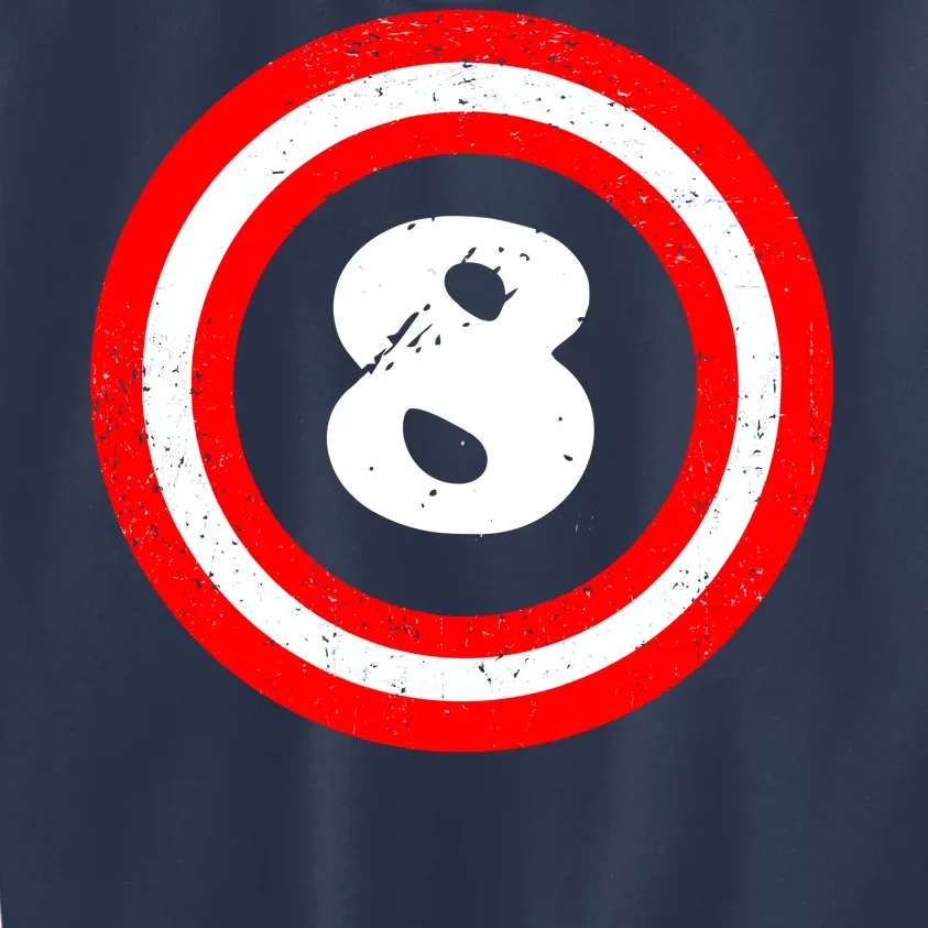 Captain 8th Birthday Kids Sweatshirt