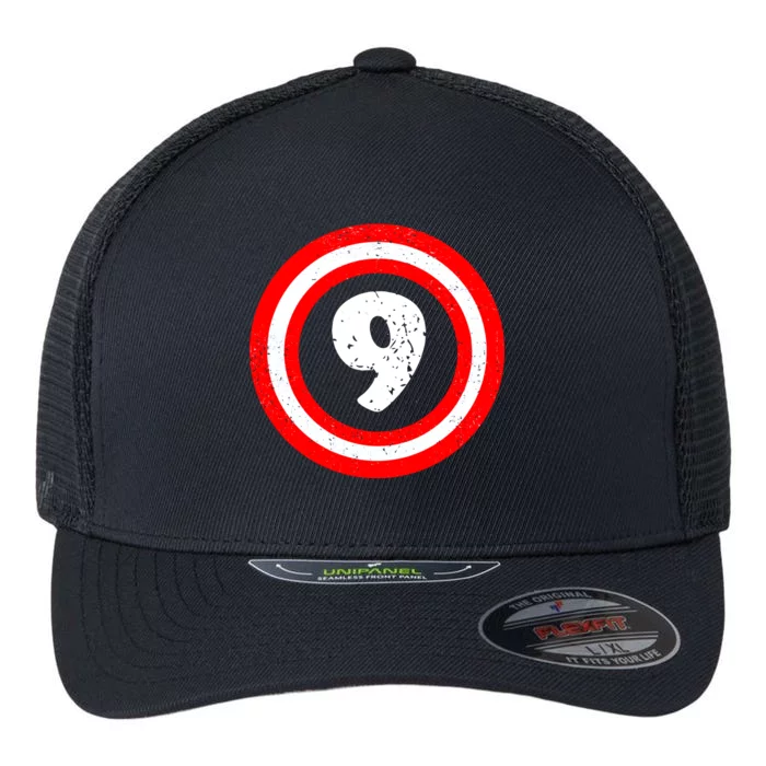 Captain 9th Birthday Flexfit Unipanel Trucker Cap