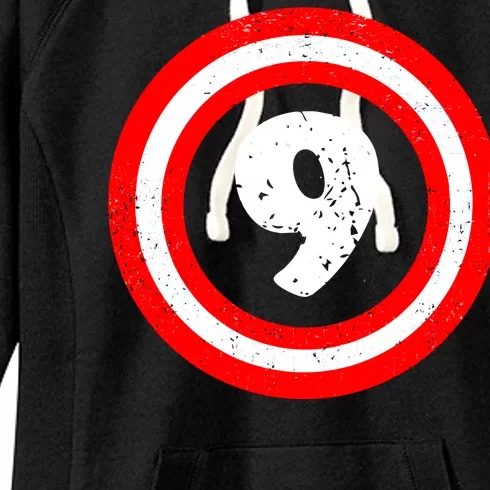 Captain 9th Birthday Women's Fleece Hoodie