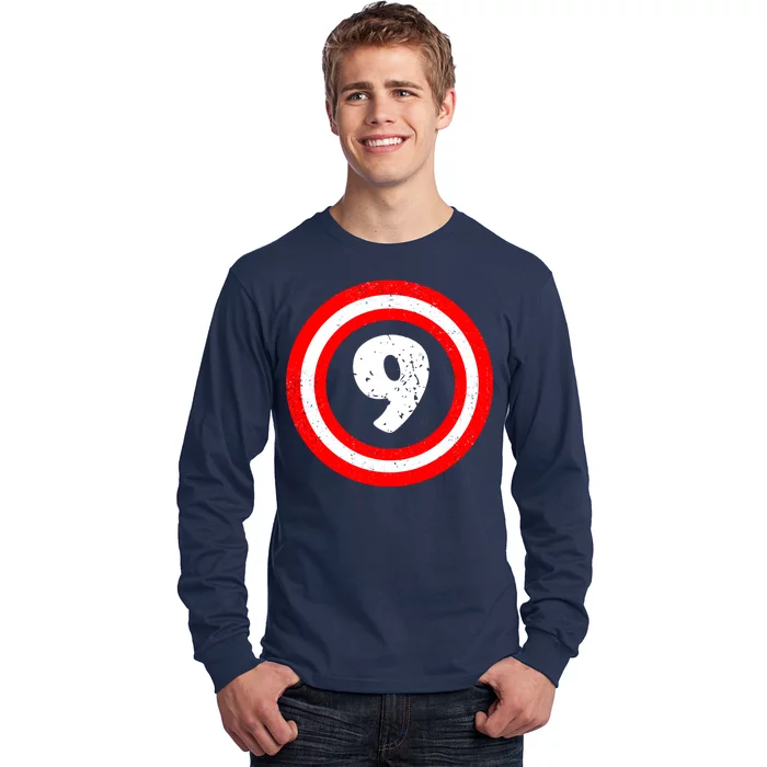 Captain 9th Birthday Long Sleeve Shirt