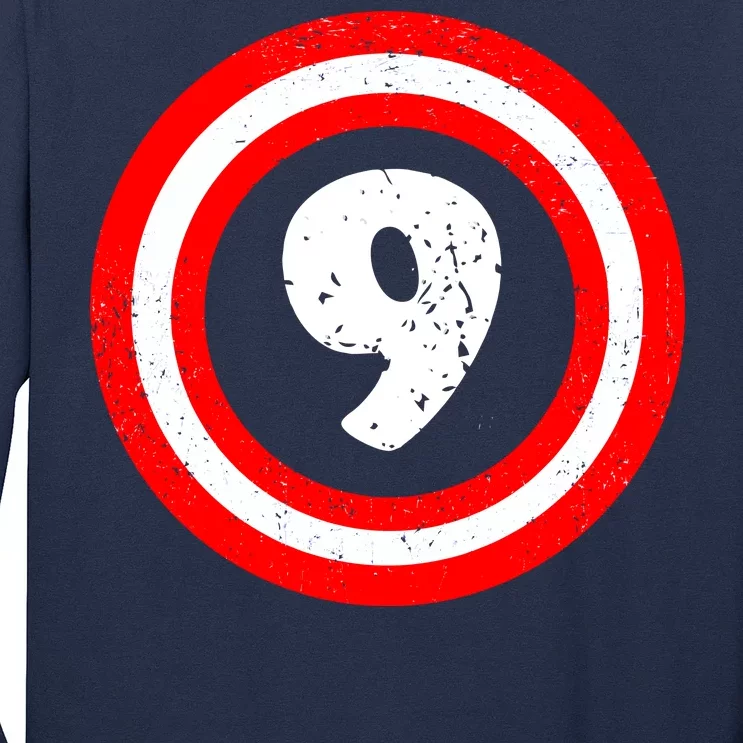 Captain 9th Birthday Long Sleeve Shirt