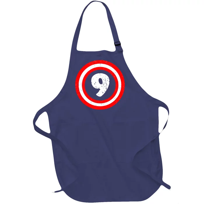 Captain 9th Birthday Full-Length Apron With Pocket