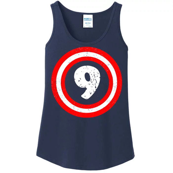 Captain 9th Birthday Ladies Essential Tank