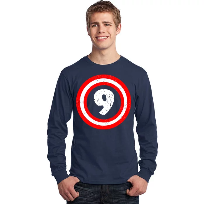 Captain 9th Birthday Tall Long Sleeve T-Shirt