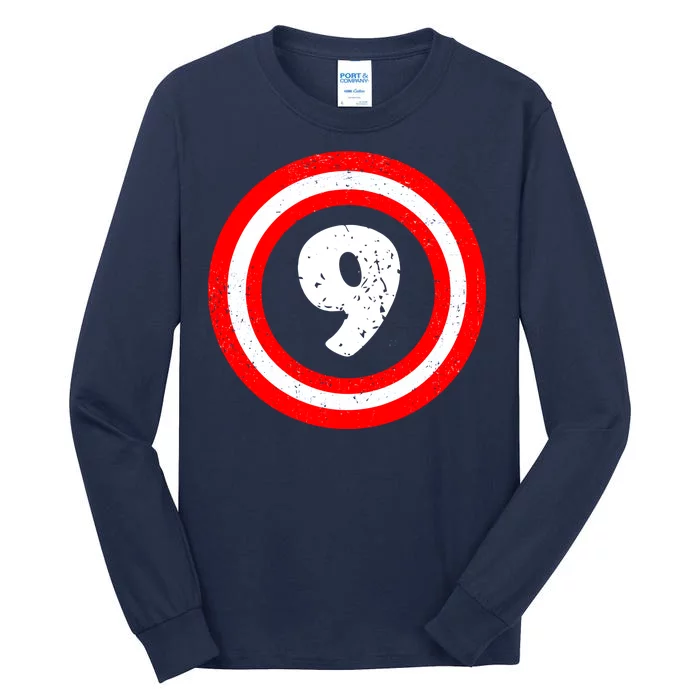 Captain 9th Birthday Tall Long Sleeve T-Shirt