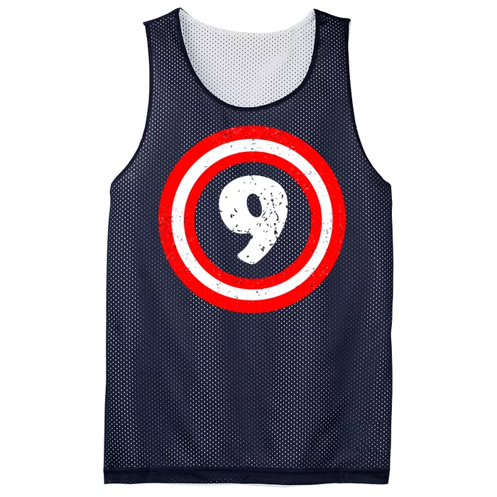 Captain 9th Birthday Mesh Reversible Basketball Jersey Tank