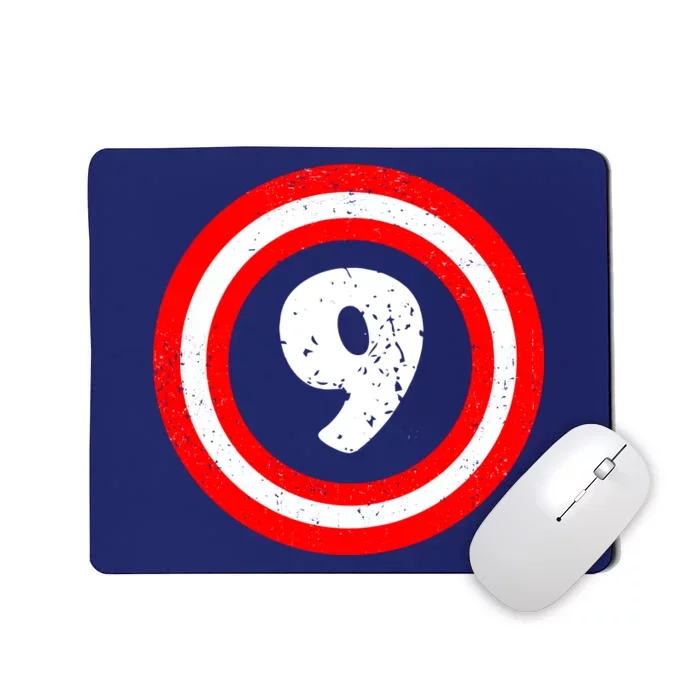 Captain 9th Birthday Mousepad