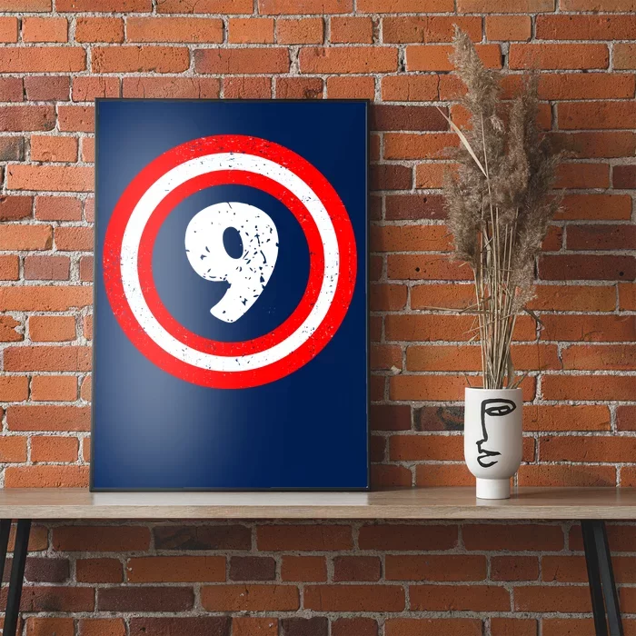 Captain 9th Birthday Poster