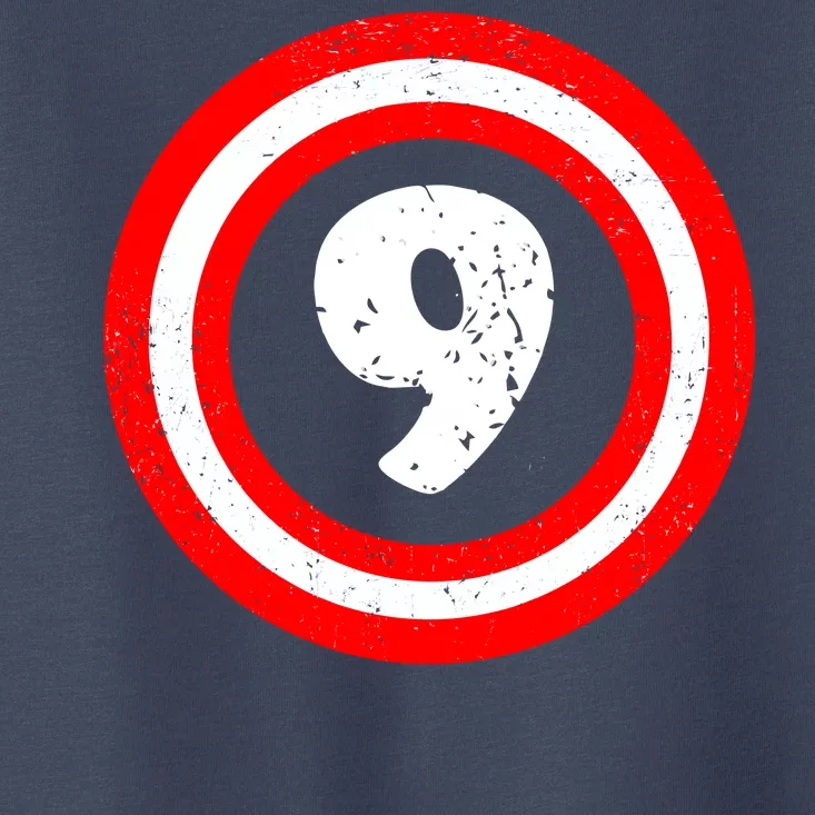 Captain 9th Birthday Toddler T-Shirt