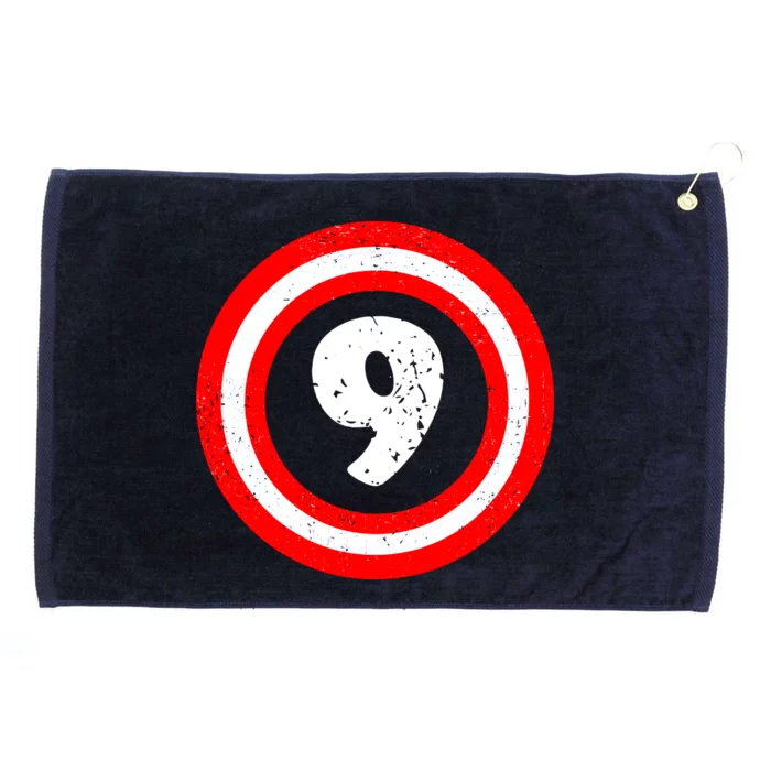 Captain 9th Birthday Grommeted Golf Towel