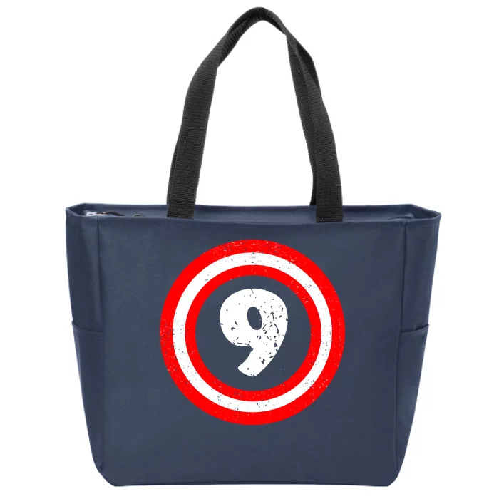 Captain 9th Birthday Zip Tote Bag