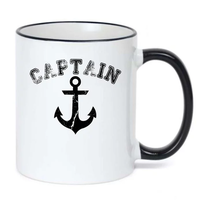 Captain Anchor Black Color Changing Mug