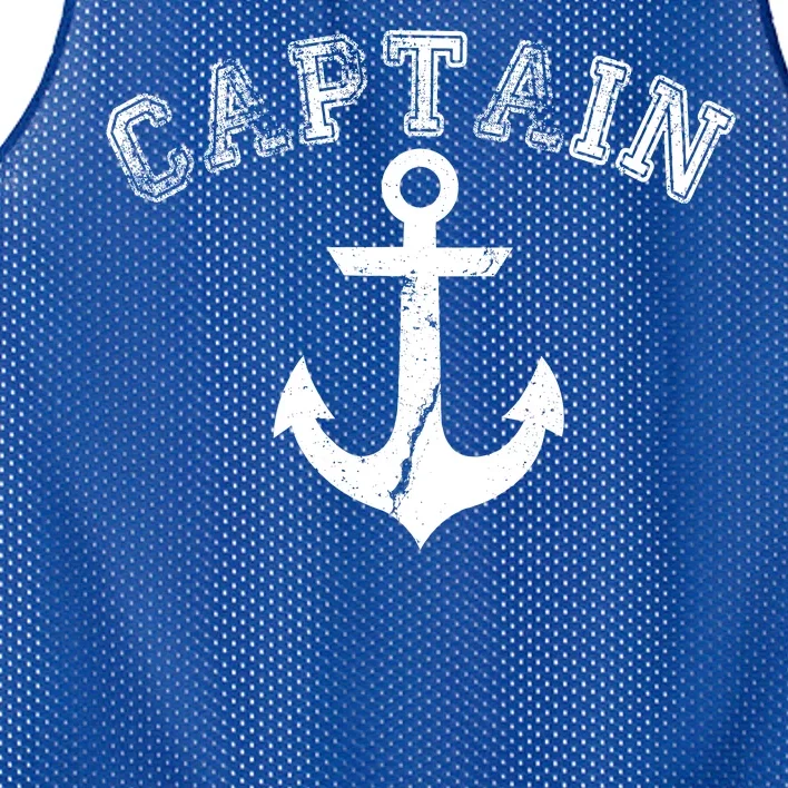 Captain Anchor Mesh Reversible Basketball Jersey Tank