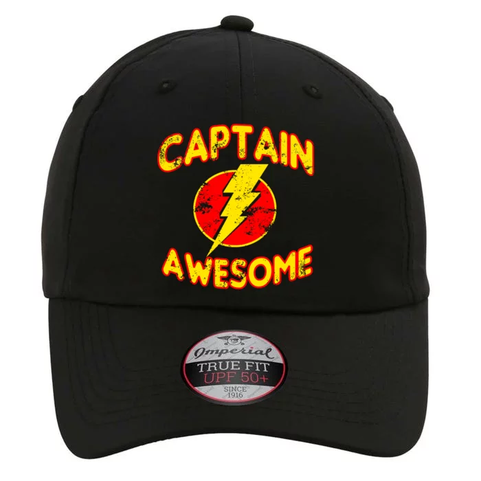 Captain Awesome Comic Logo The Original Performance Cap