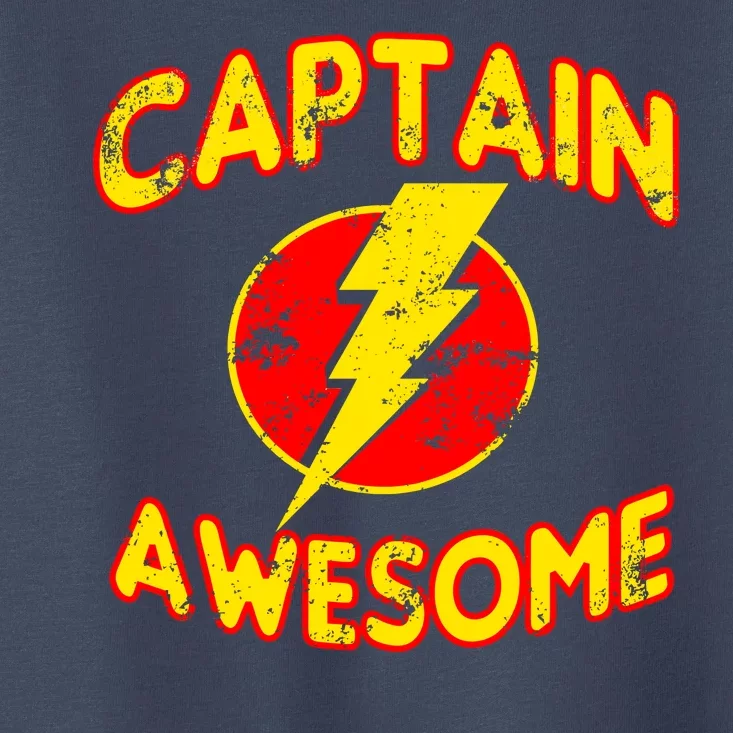 Captain Awesome Comic Logo Toddler T-Shirt