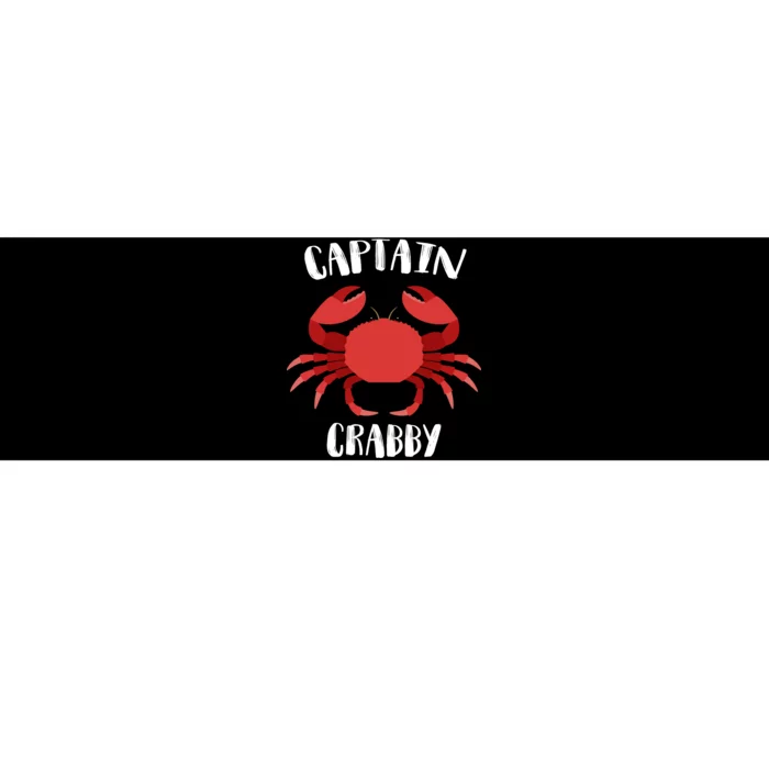 Captain Crabby Bumper Sticker