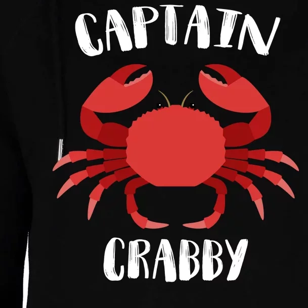 Captain Crabby Womens Funnel Neck Pullover Hood